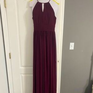 Levkoff bridesmaid or prom dress size 6 wine color